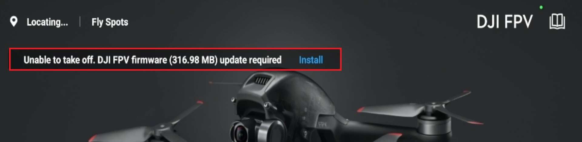 A Image of DJI Avata Firmware Install