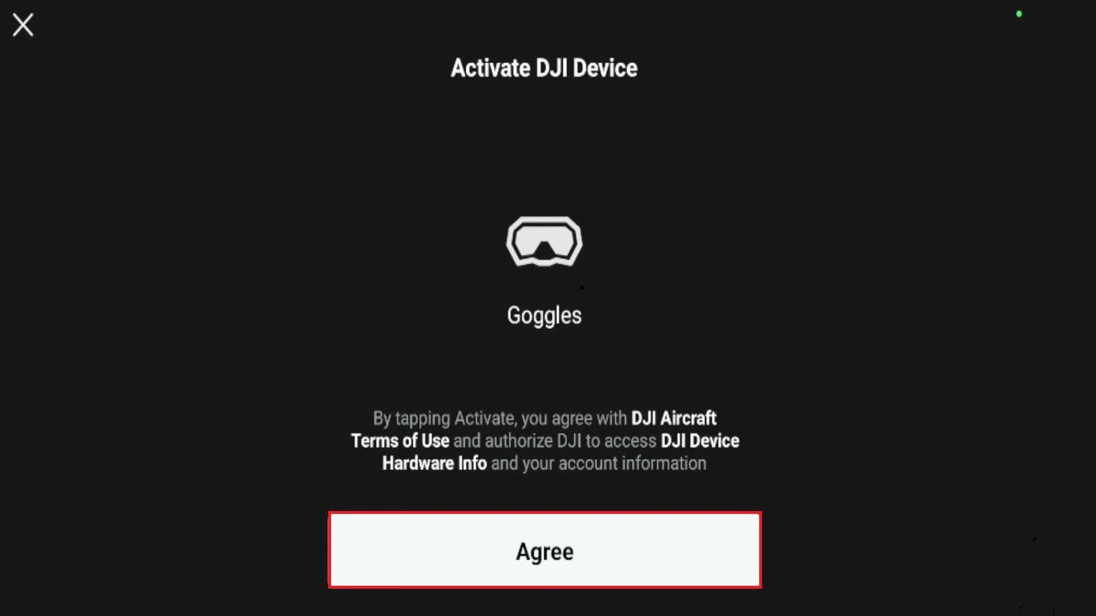 A image of DJI Avata Activate DJI Goggles
