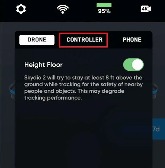 Skydio 2 CINEMATIC Mastery: Best Optimal Settings for Aerial Excellence A image of Controller-Settings_1