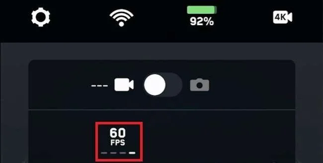 A Picture of FPS Settings