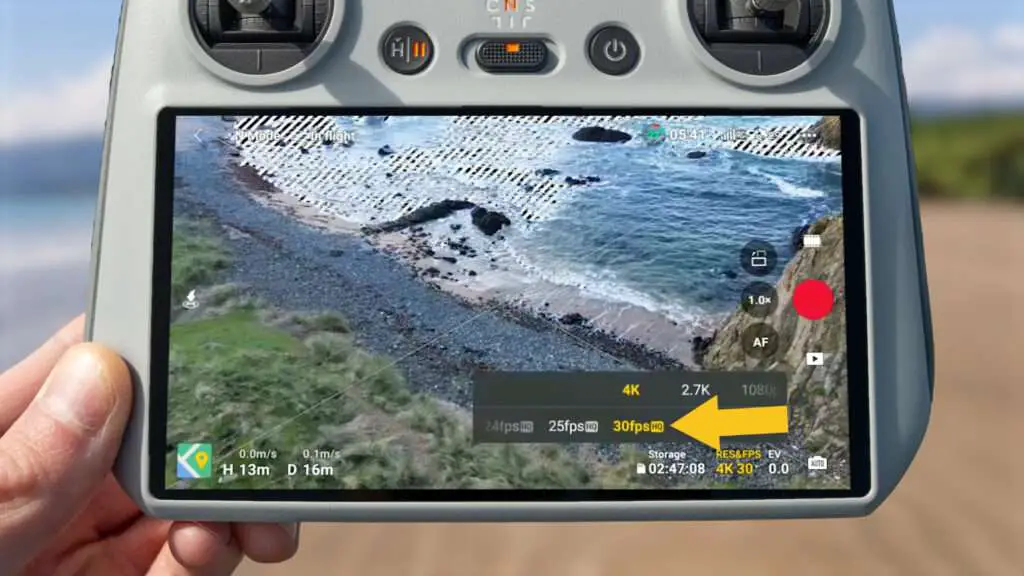 DJI Mini 3 Hidden Features: What No One Is Talking About A Picture of Use 30FPS Or Lower