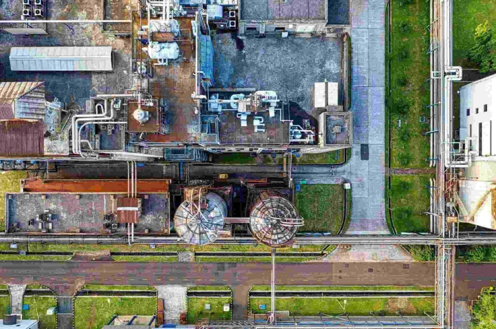 10 Great Ways to Make Money Using Your Drone A picture of a pipeline project