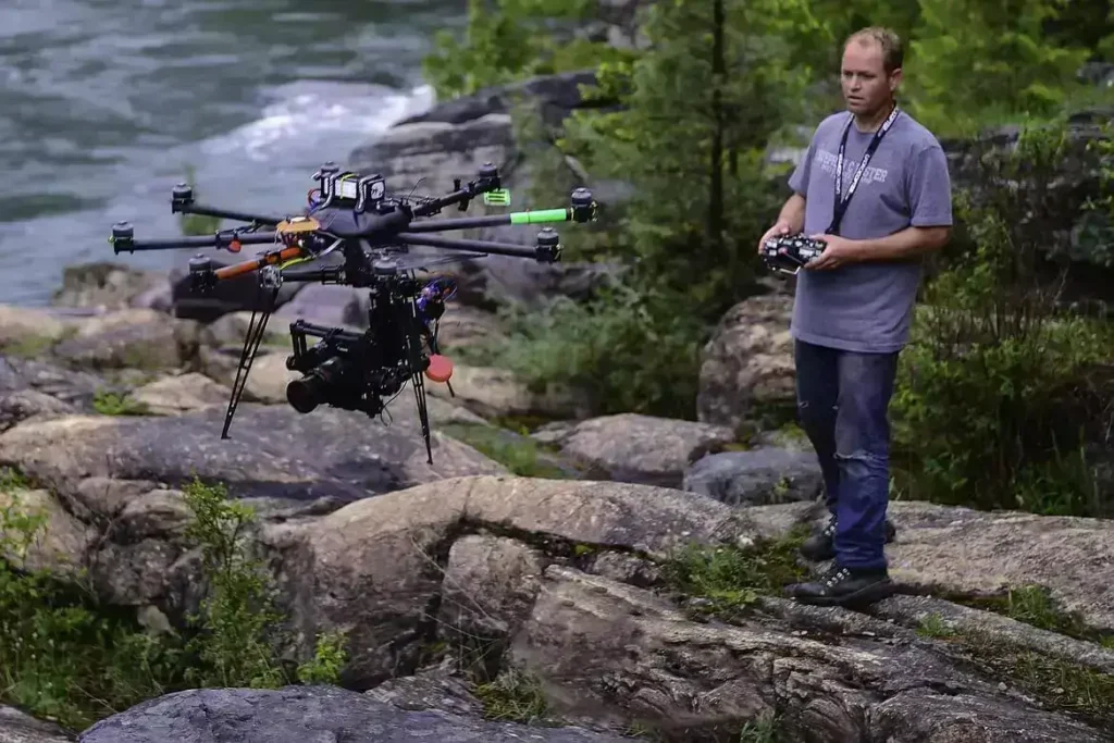 10 Great Ways to Make Money Using Your Drone A Picture of a Hollywood Drone Cinematographer