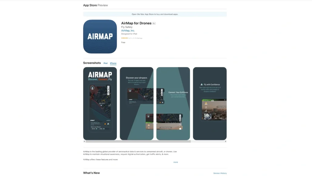 8 Useful Drone Apps for Beginners A Image of AirMap Useful Apps
