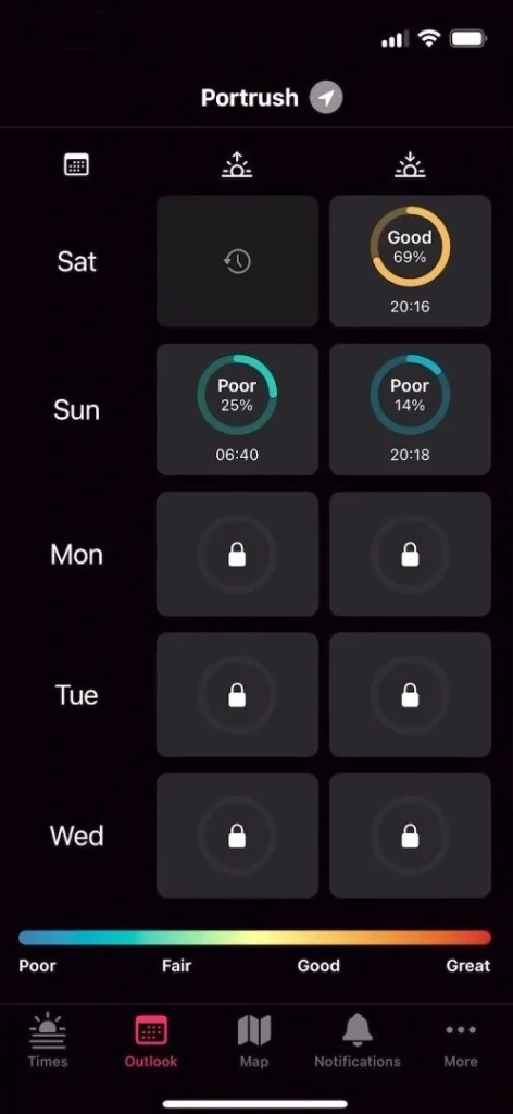 15 Useful Apps for Drone Beginners A Image of Wind Alpenglow App