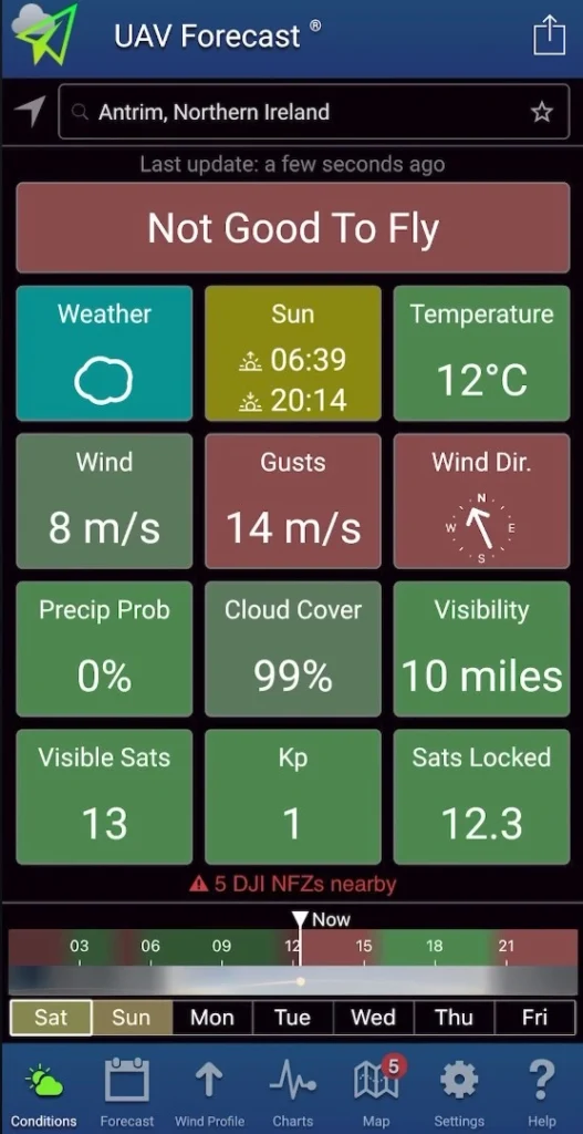 8 Useful Drone Apps for Beginners A Image of UAV Forecast App