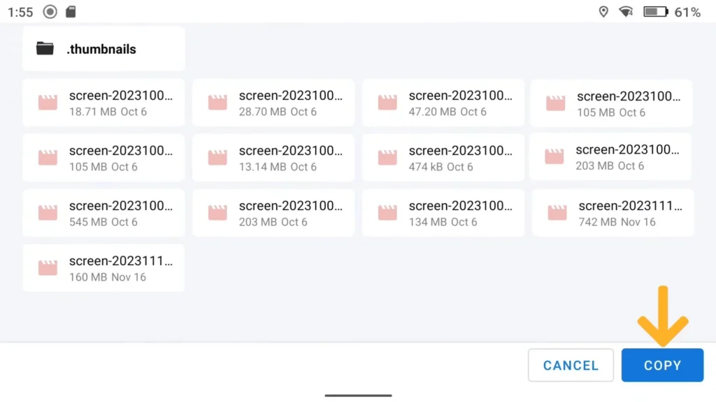 How to Export Screen Records From DJI RC2 & RC Pro A Image of DJI RC Pro Export Process