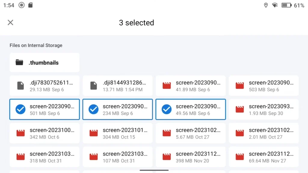 How to Export Screen Records From DJI RC2 & RC Pro A Image of DJI RC Pro Export Process
