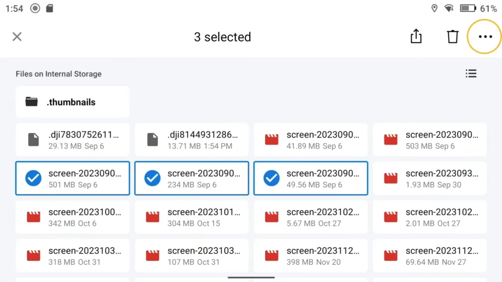 How to Export Screen Records From DJI RC2 & RC Pro A Image of DJI RC Pro Export Process
