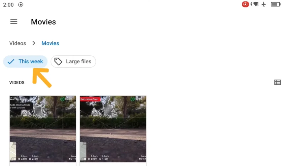 How to Export Screen Records From DJI RC2 & RC Pro A Image of DJI RC/RC 2 Export Process
