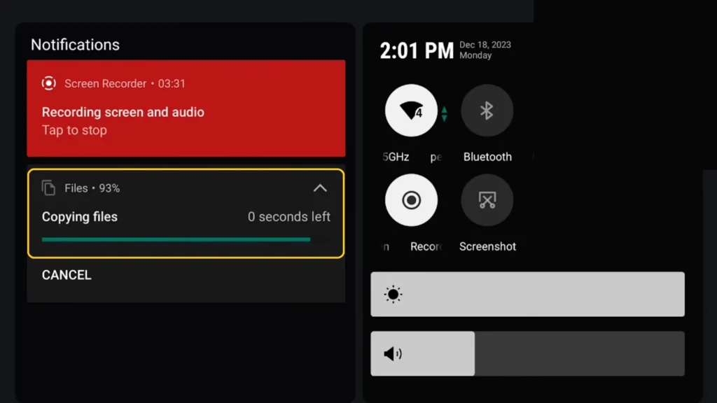 How to Export Screen Records From DJI RC2 & RC Pro A Image of DJI RC/RC 2 Export Process