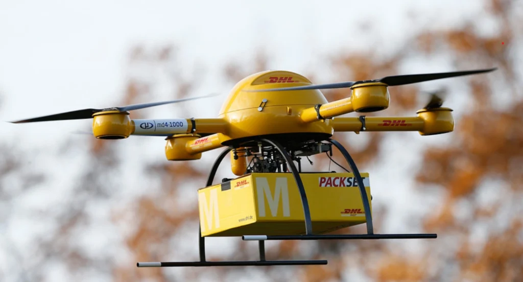 Exploring Different Types of Drones in the Industry A Image of Delivery Drones
