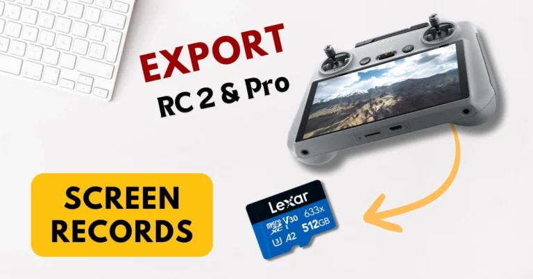 Image of Export Screen Records from DJI RC2