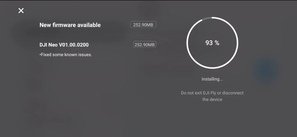 How to Update the Firmware on Your DJI Neo A image of How to Update the Firmware on Your DJI Neo