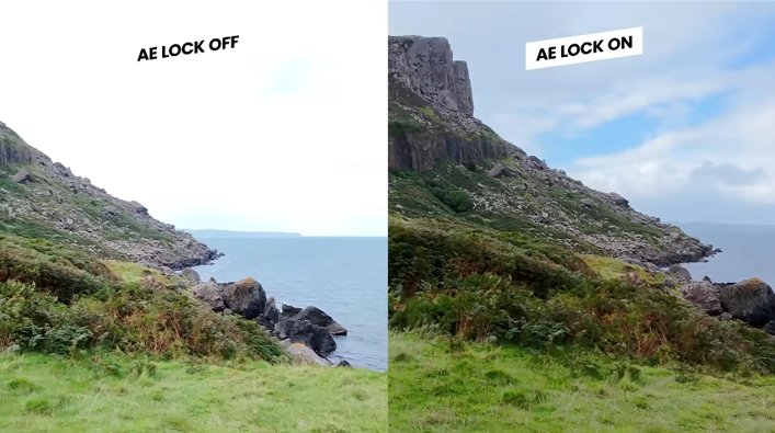 15 Essential Changes for DJI Neo Settings A image of lock exposer