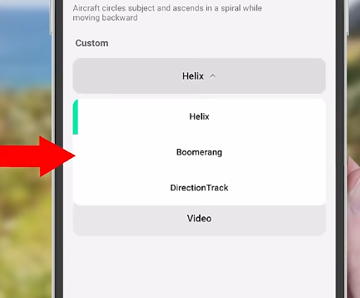 15 Essential Changes for DJI Neo Settings A image of custom quick shot