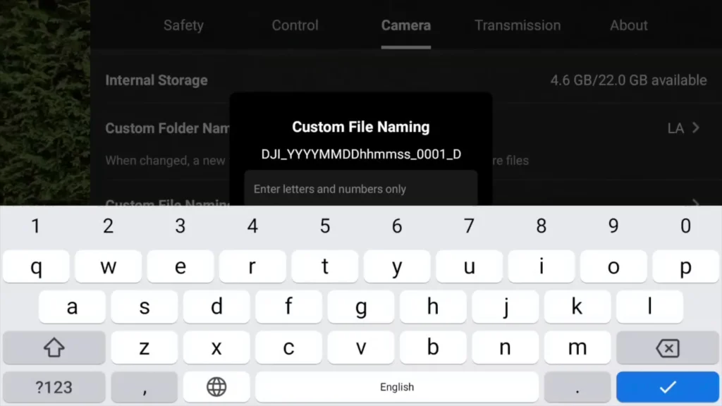 13 Best Settings to Improve DJI Neo Video Quality A image of Custom Folder Naming