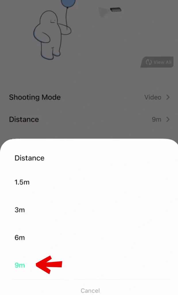HoverAir X1 Best Settings & Advanced Modes A image of Zoom Out