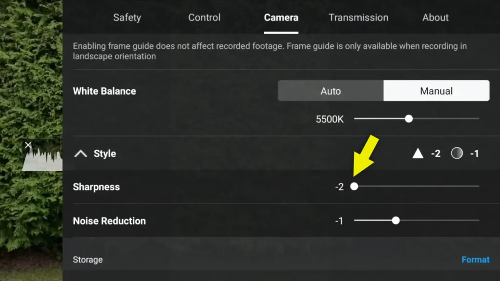 13 Best Settings to Improve DJI Neo Video Quality A image of Sharpness
