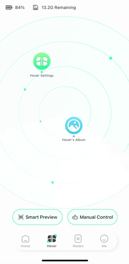 HoverAir X1 Best Settings & Advanced Modes A image of Manual Mode