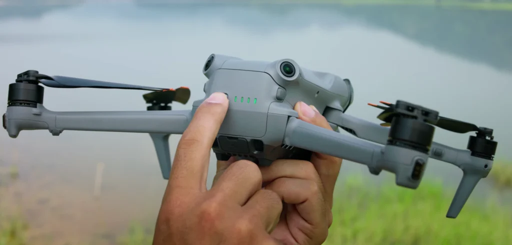 DJI Air 3s Review A Picture of DJI Air 3s body