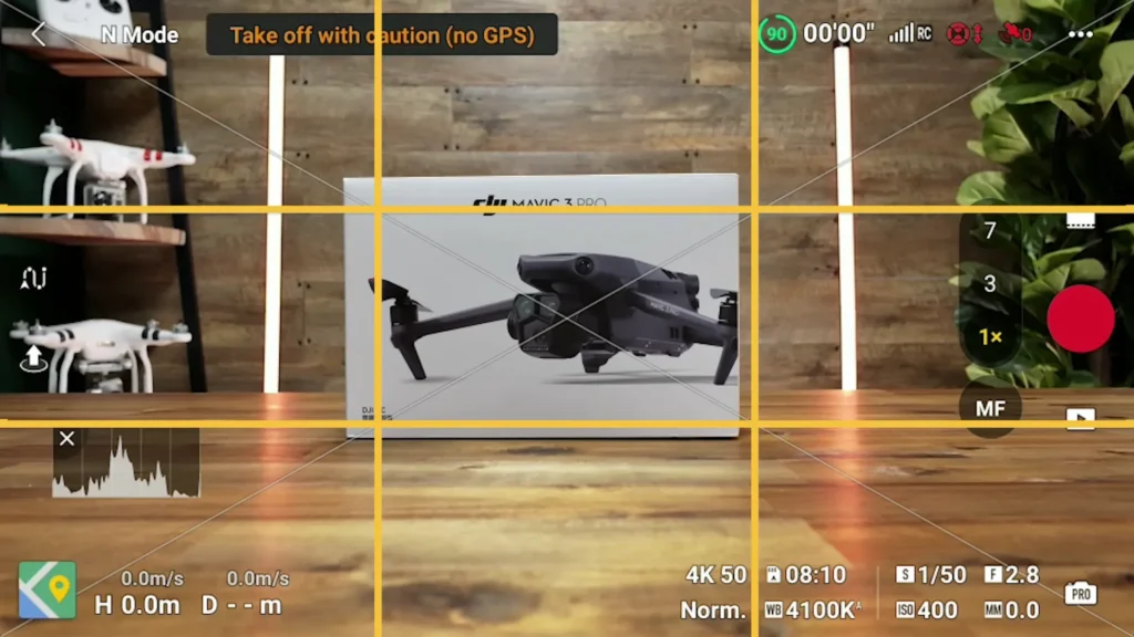 A image of DJI MAVIC 3 PRO Gridlines