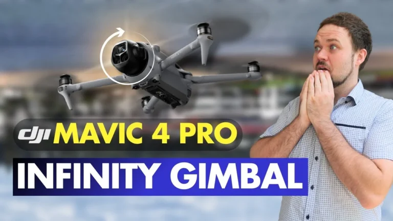 A image Mavic 4 Pro has an Infinity Gimbal