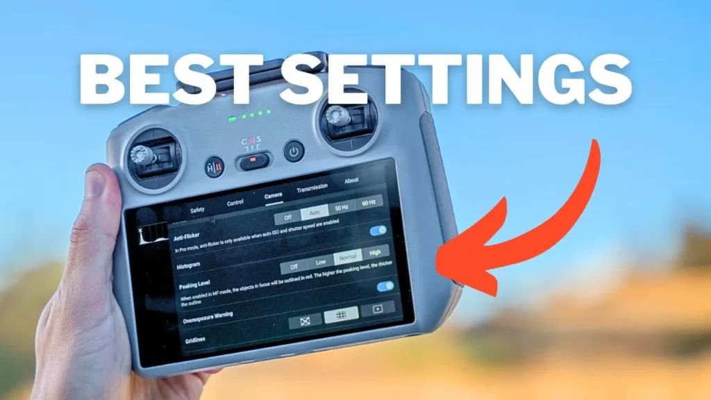 A image of DJI Air 3S Settings Guide for Photo and Video