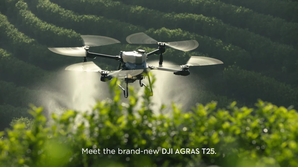 DJI Launches Agras T100, T70P, and T25P Agras T25