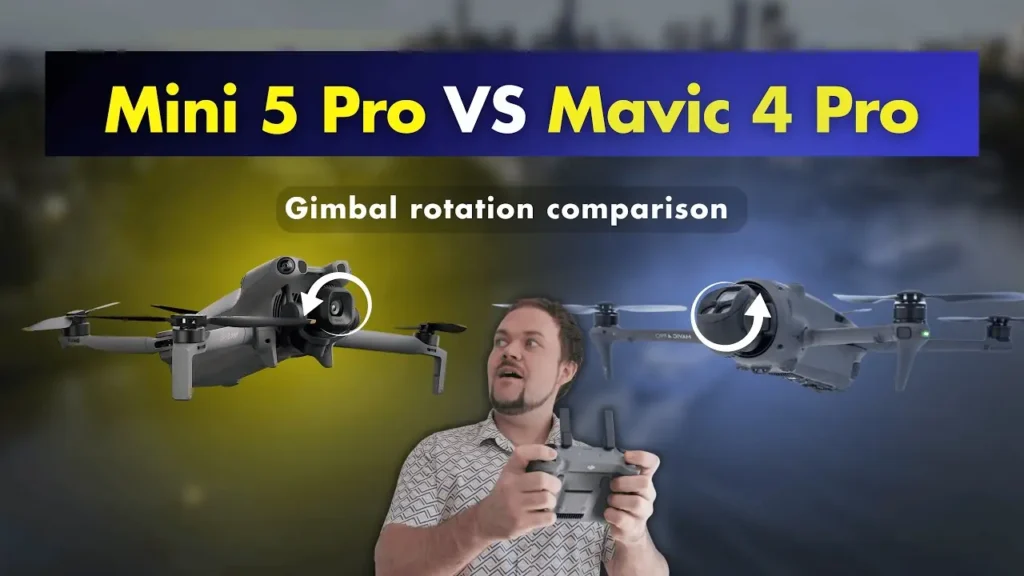 A image DJI Mini 5 Pro vs Mavic 4 Pro