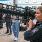 a Garman police shooting drone