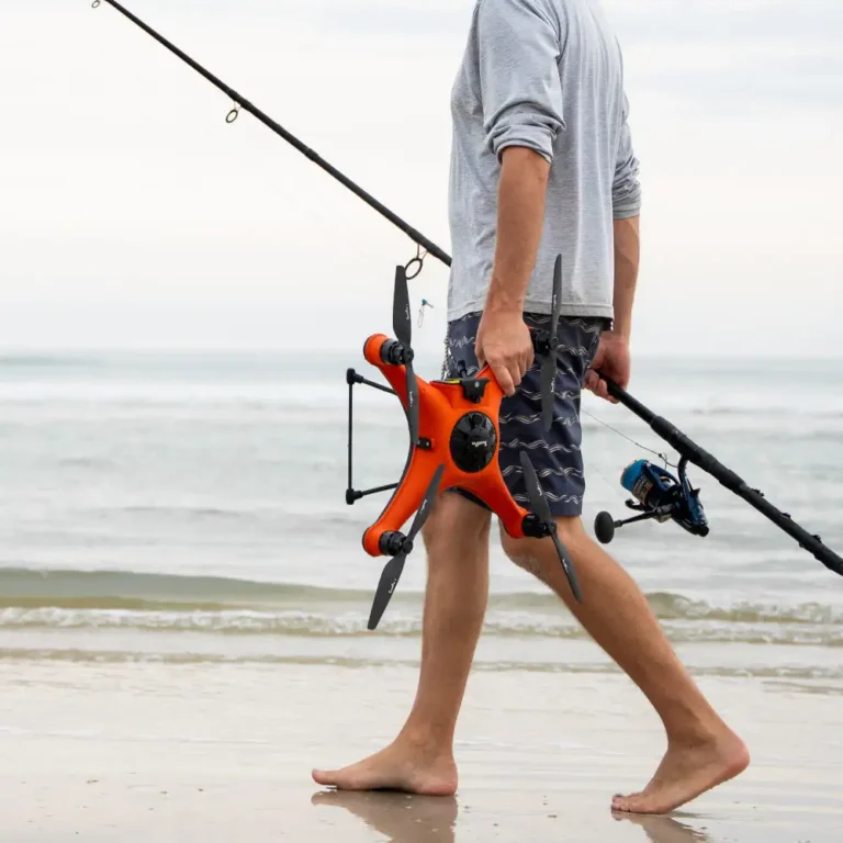 A picture of fishing drones