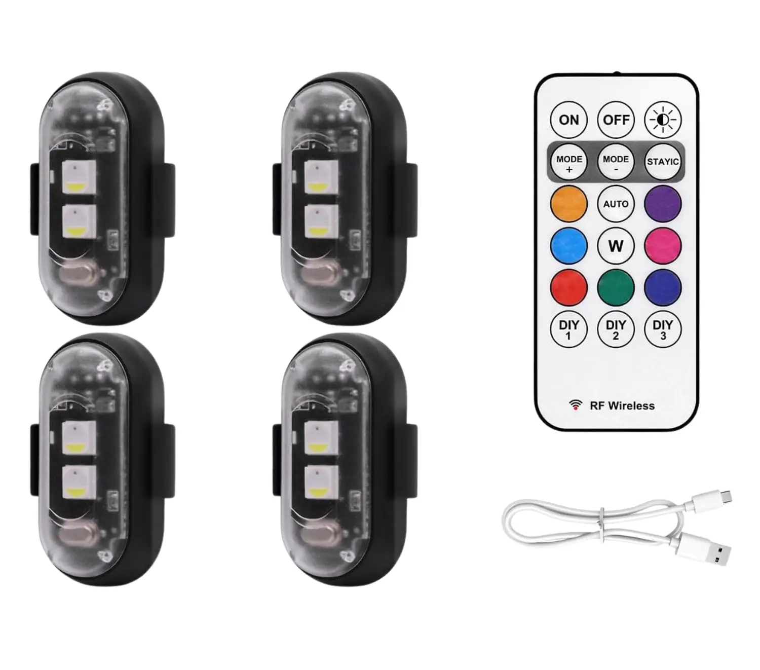 Elegananccy Wireless LED Strobe Lights PQ