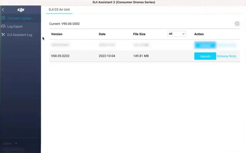 How To Check DJI O3 Air Unit Firmware Update A image of how to check dji o3 air unit firmware