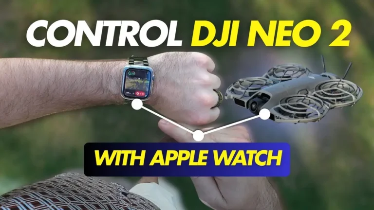 A image of Control DJI Neo 2 with Your Apple Watch