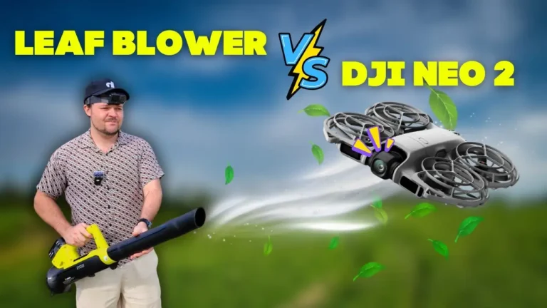 DJI Neo 2 Wind Test Using a Leaf Blower! A image of DJI Neo 2 Wind Test Using a Leaf Blower!