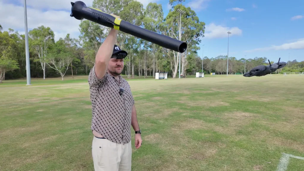 A image of DJI Neo 2 Wind Test Using a Leaf Blower!