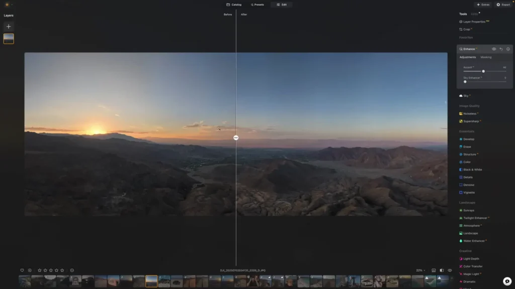 How to Edit DJI Drone Photos in 30 Seconds Using Luminar Neo A image of How to Edit DJI Drone Photos in 30 Seconds Using Luminar Neo