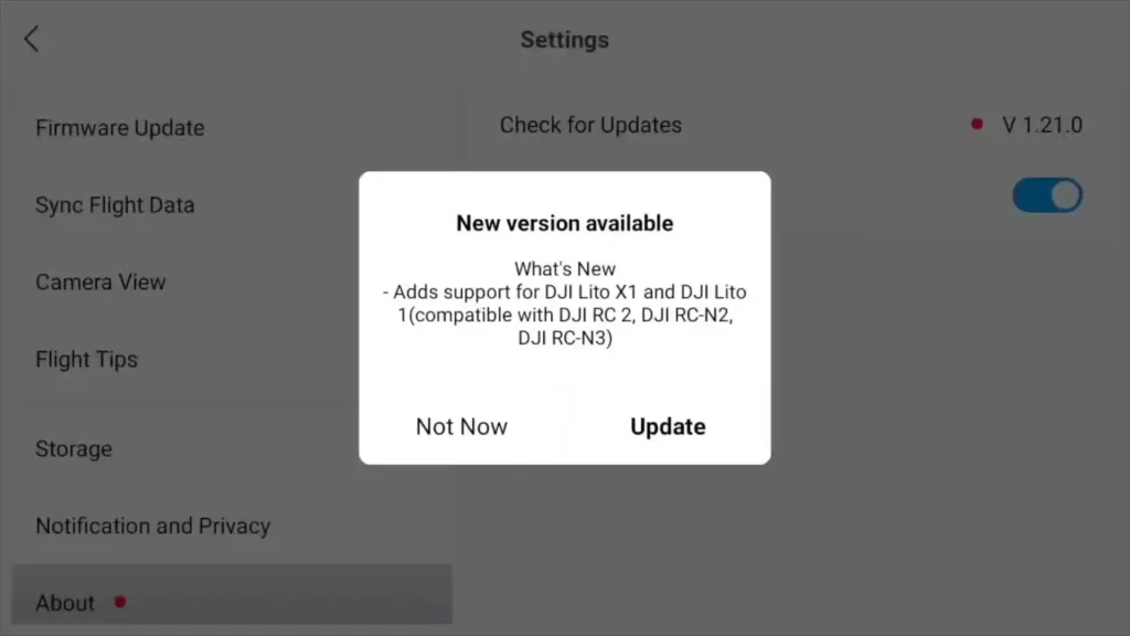 DJI Fly Update 1.21.0 Released | New Features Explained DJI Fly Update 1.21.0: New Features Explained