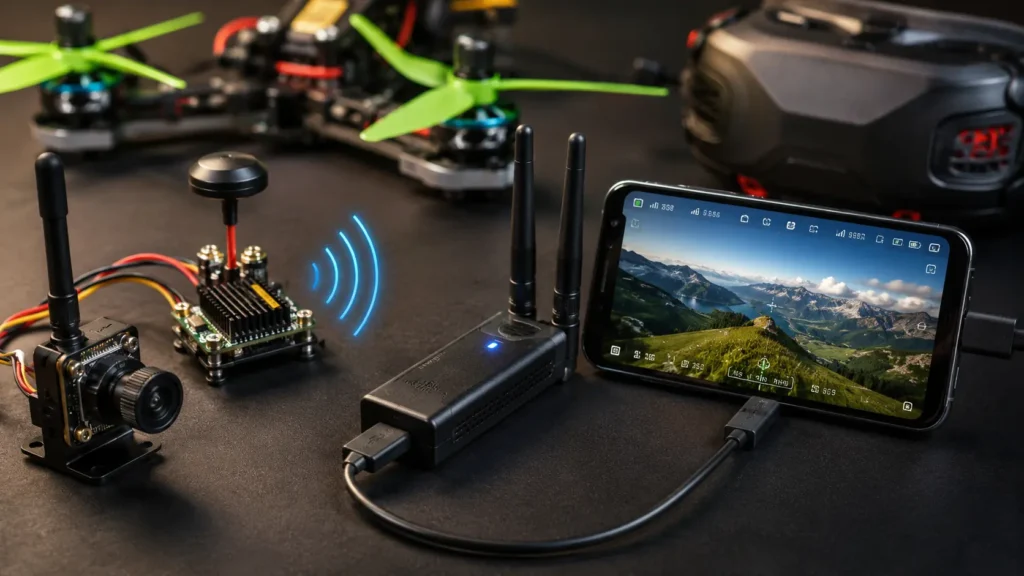 How to Connect an Analog FPV Camera to Your Phone How to Connect an Analog FPV Camera to Your Phone 2