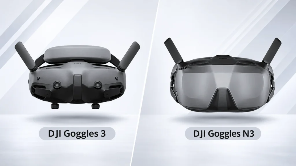 DJI Goggles 3 vs DJI Goggles N3: What Is Different? DJI Goggles 3 vs DJI Goggles N3