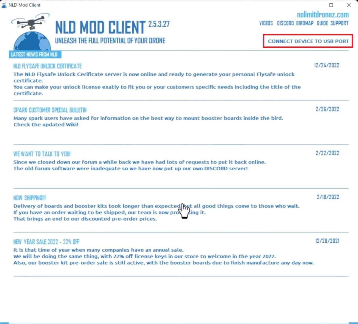 Unlock DJI Phantom 4: Turbocharge Performance by Breaking NFZ & Altitude Restrictions A image Of NLD MOD Client View
