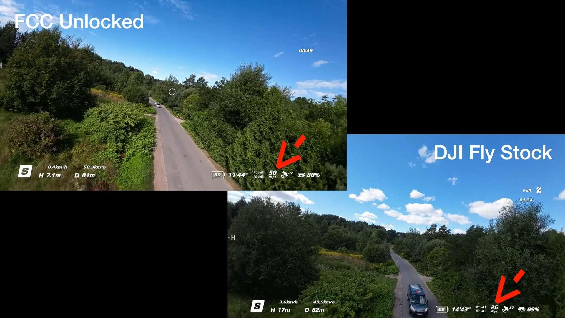 Fix DJI Avata Drone Range and Video Quality A image of FCC VS Flystock