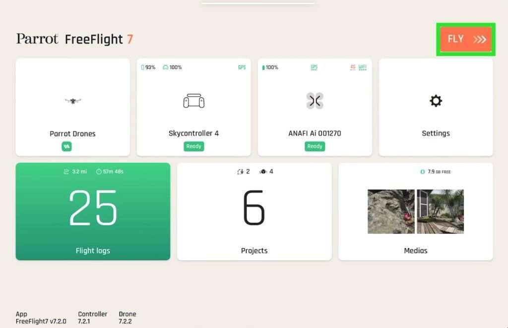 Empower Your Flight: Dominate Parrot ANAFI AI's Touch and Fly Feature A Picture Parrot Anafi AI Free Flight