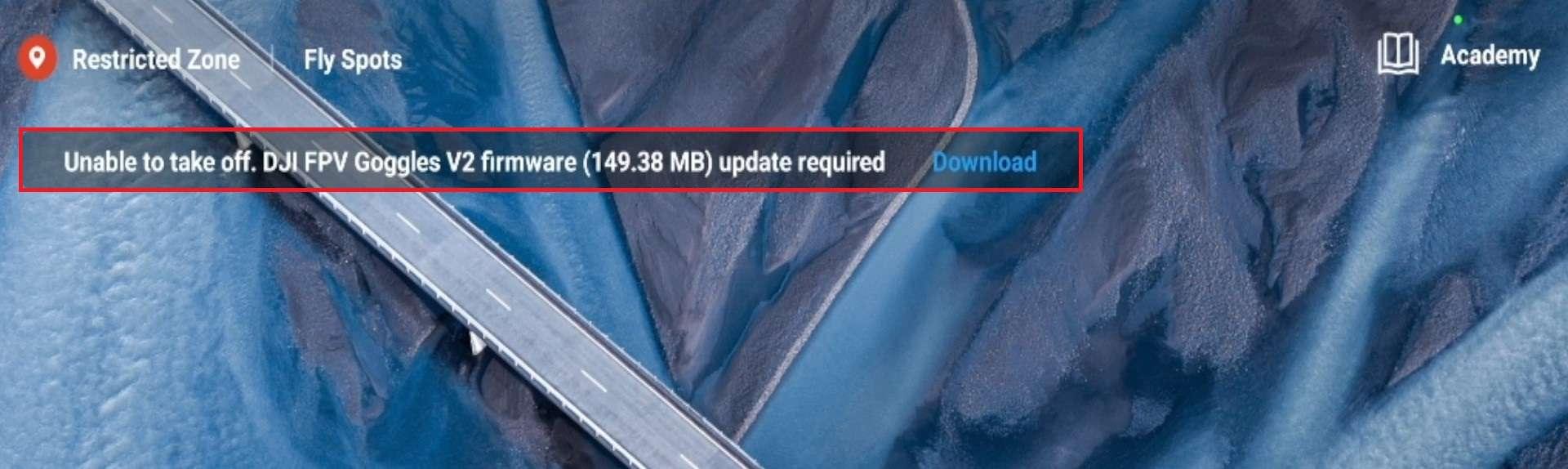 A image of DJI Avata Firmware Download