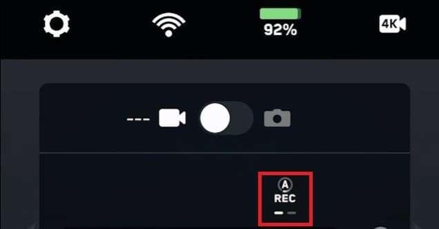 A image of Record-Starting-Settings