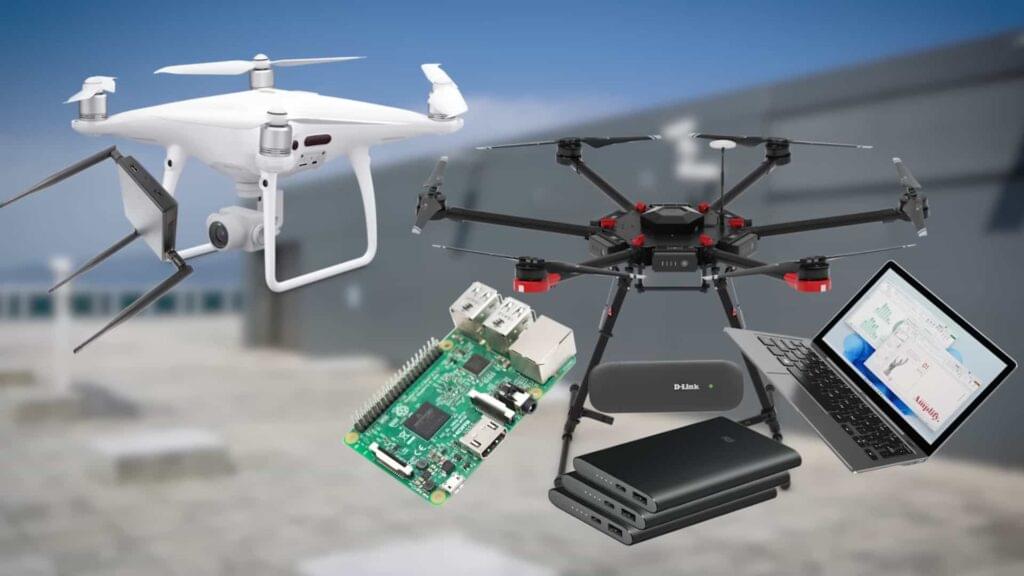 The Rise of Hacker Drones A image of DJI Phantom & DJI Matrice 600 Hacker Drones