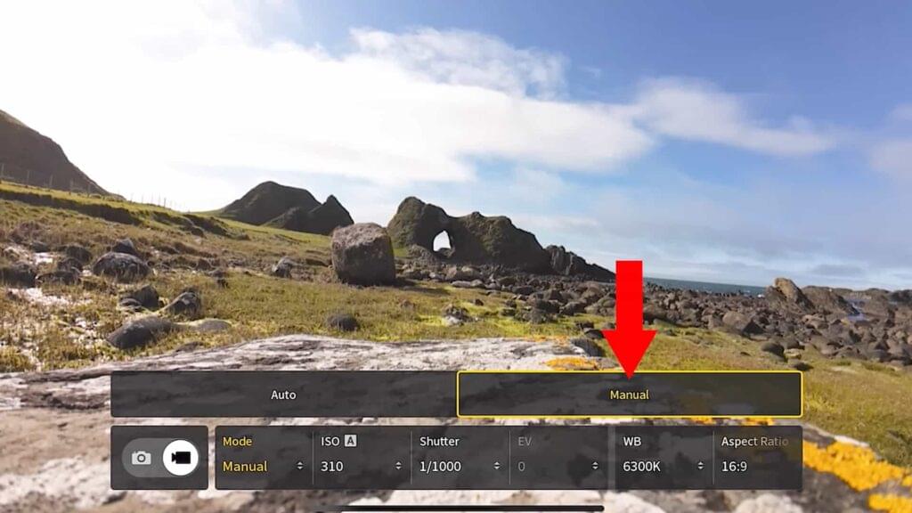 A image of Manual Exposure mode