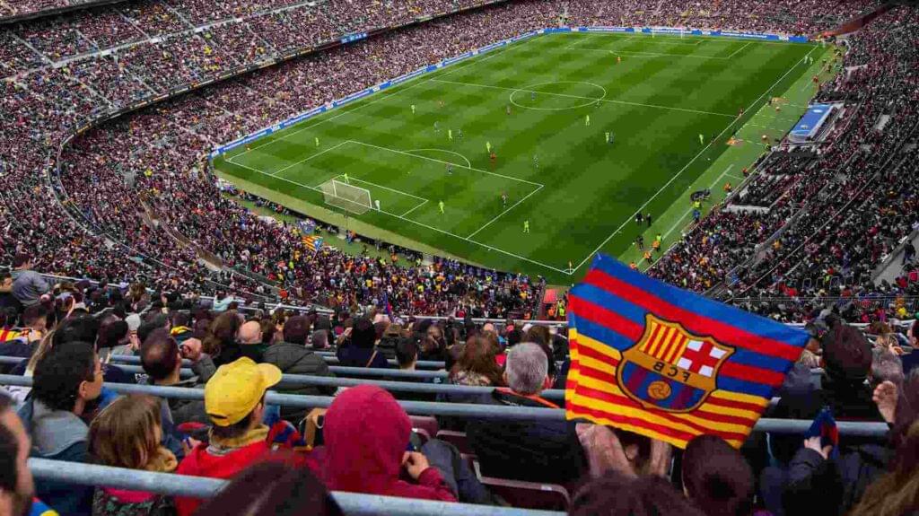 A Picture of Soccer Match  