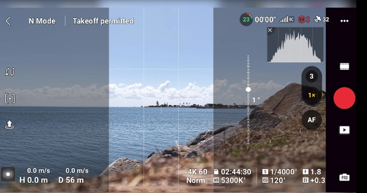 BEST TIPS & SETTINGS FOR DJI AIR 3S A image of Frame Guide